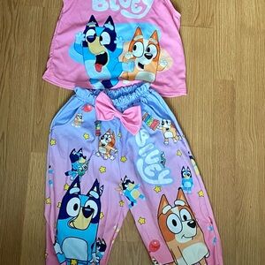 Pink and Blue Bluey Set